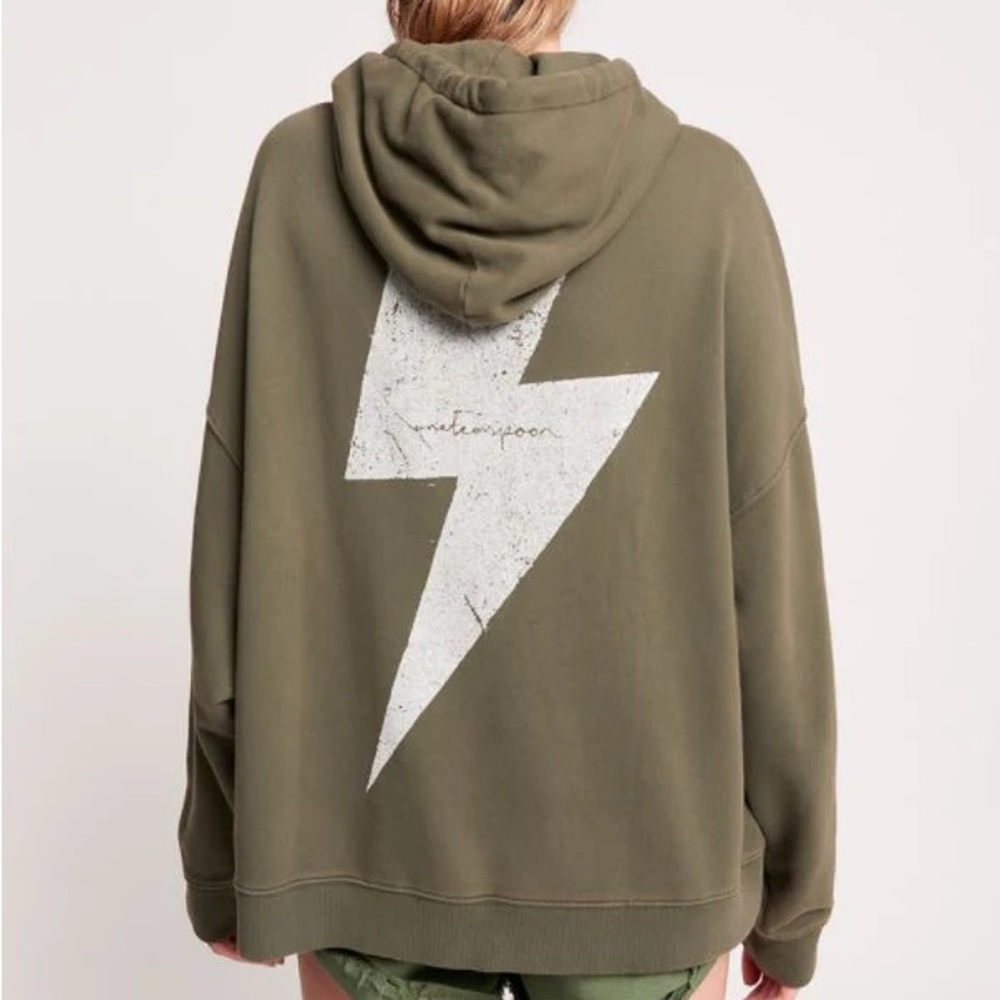 One Teaspoon LIGHTNING
BOLT KHAKI BATWING
HOODY L/XL